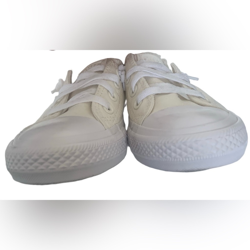 Converse Chuck Taylor All Star Shoreline Low Top Canvas Sneakers in Cream/Egret - Picture 4 of 8